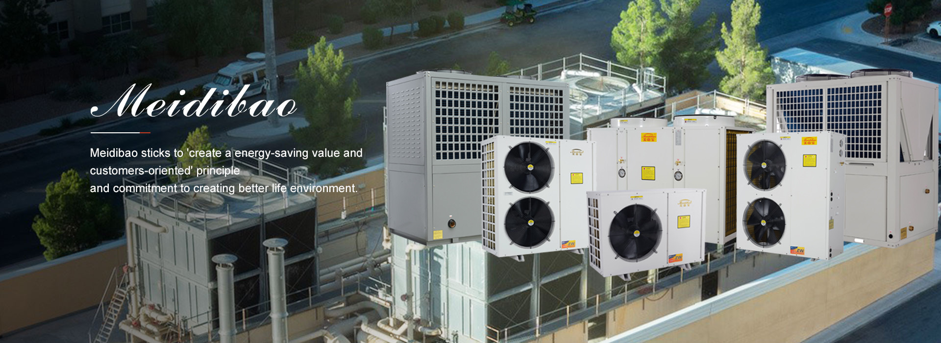 qualité Pompes à chaleur à air commercial usine