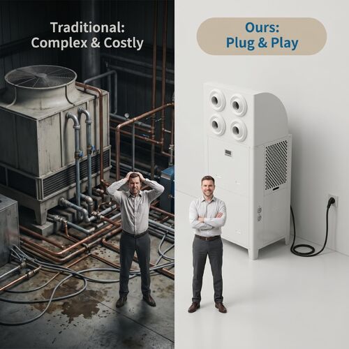 latest company blog about Why Evaporative Cooling Industrial Air Conditioners Become The First Choice For Modern Factories