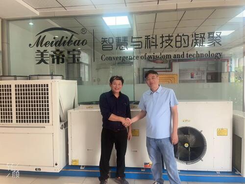Latest company news about 越南客户到访美德宝，洽谈高温蒸汽机与烘干热泵合作