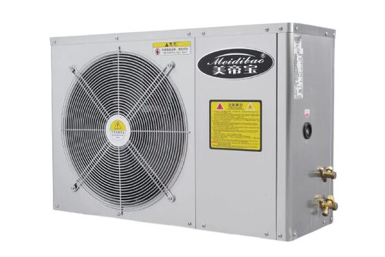 Bom preço 1HP Fonte de ar doméstica Casa aquecimento aquecimento de água pulverização bomba de calor monobloco de cor branca on-line