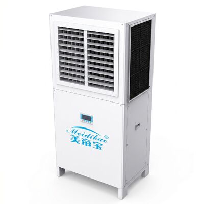 Cooler de aire industrial evaporativo de 6-8 HP con ahorro de energía del 30-50%, flujo de aire de 18 m de largo y sin problemas de instalación para fábricas y almacenes