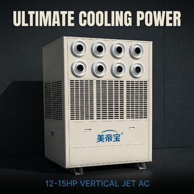 Bon prix MEIDIBO 12-15HP Vertical Jet Industrial Air Cooler with 8 Adjustable Vents and 40% Energy Saving for Factory Warehouse Gym Ventilation en ligne