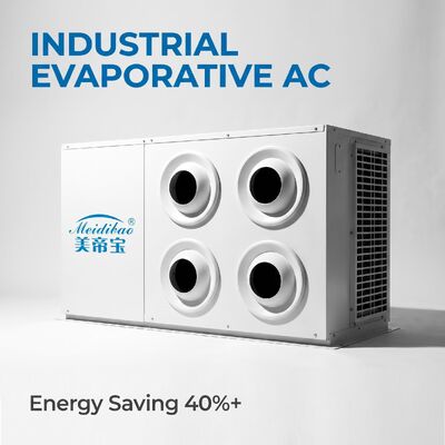 Aire acondicionado industrial colgante del techo con dirección del aire ajustable a 360° y tecnología de condensación por evaporación híbrida para ahorrar energía