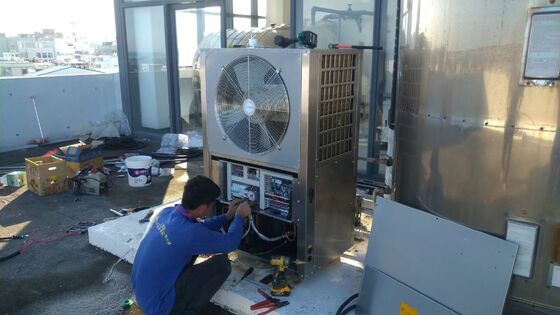 Good price 304 Sheet Metal Custom Heat Pump Outdoor Neat Sea Air Source Heat Pump 5HP online