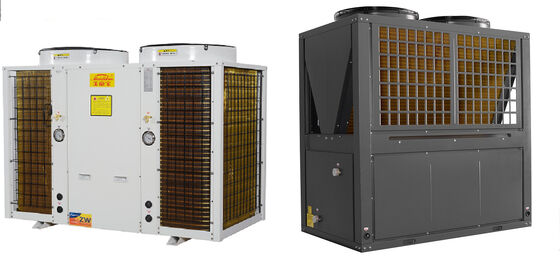 좋은 가격 15HP R410A 고전력 켜고 끄는 열 펌프 중앙 위생용 뜨거운 물용 온수기 온라인으로